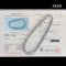 (PSL) Approx. 8.0 -10.8 mm, Aurora Ocean Blue, Tahitian Pearl, Graduated Pearl Necklace