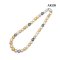 (PSL) Approx. 9.0 - 11.4 mm, Aurora Symphony, South Sea Pearl & Tahitian Pearl, Graduated Pearl Necklace