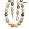 (PSL) Approx. 11.0 - 13.0 mm, Aurora Tropical Queen, South Sea Pearl & Tahitian Pearl, Graduated Pearl Necklace