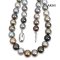 (PSL) Approx. 10.0 - 12.1 mm, Aurora The Pearl Islands of South Pacific, Tahitian Pearl, Graduated Pearl Necklace