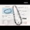 (PSL) Approx. 10.0 - 12.1 mm, Aurora The Pearl Islands of South Pacific, Tahitian Pearl, Graduated Pearl Necklace