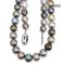 (PSL) Approx. 10.0 - 12.3 mm, Aurora The Pearl Islands of South Pacific, Tahitian Pearl, Graduated Pearl Necklace