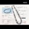 (PSL) Approx. 10.0 - 12.3 mm, Aurora The Pearl Islands of South Pacific, Tahitian Pearl, Graduated Pearl Necklace