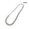 Approx. 9.0 mm, Tahitian Pearl, Fancy Color Pearl Half Bell Chain Necklace