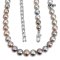 Approx. 9.0 mm, Tahitian Pearl, Fancy Color Pearl Half Bell Chain Necklace