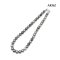 (PSL) Approx. 9.0-10.9 mm, Aurora The Pearl Islands of South Pacific, Tahitian Pearl, Graduated Pearl Necklace