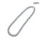 (PSL) Approx. 8.2 - 10.3 mm, Aurora Ocean Blue, Tahitian Pearl, Graduated Pearl Necklace
