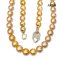 8.4 - 11.5 mm, Gold South Sea Pearl, Graduated Pearl Necklace