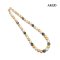 9.0 - 11.4 mm, South Sea Pearl and Tahitian Pearl, Multicolor Graduated Pearl Necklace