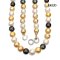 9.0 - 11.4 mm, South Sea Pearl and Tahitian Pearl, Multicolor Graduated Pearl Necklace