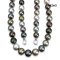 (PSL) Approx. 11.0-13.0 mm, Aurora The Pearl Islands of South Pacific, Tahitian Pearl, Graduated Pearl Necklace
