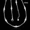 Approx. 2.0-3.0-5.0 mm, AK and Freshwater Pearl, Station Pearls & Tubes Necklace