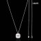 Approx. 5.0 mm up, Hanamomo, Akoya Pearl, Heart ( Magnet ) CZ Paved Pearl with Cable Chain Necklace