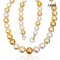 (PSL) Approx. 7.4 - 9.9 mm, Aurora White Butterfly Queen, South Sea Pearl, Strand Pearl
