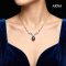 Approx. 12.0 mm, Tahitian Pearl, Solitaire Pearl Bow Embellishment with Chain Necklace