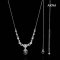 Approx. 12.0 mm, Tahitian Pearl, Solitaire Pearl Bow Embellishment with Chain Necklace