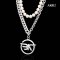 Approx. 6.0 - 6.5 mm, Freshwater Pearl, BK Double Layers Pearl & Chain Necklace