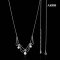 Approx. 5.0 - 6.0 mm, Hanamomo, Akoya Pearl, Festoon Trio Pearls Necklace