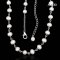 Approx. 6.0 mm, Freshwater Pearl, Station Pearl Necklace