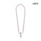 Approx. N: 6.0 mm up, Embellishment: 4.0-8.0 mm, Edison and Pearl Candy, Freshwater Pearl, Uniform Pearl Necklace with Cross Pearl Embellishment Hinge Clasp