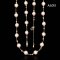 Approx. 6.0 mm up, Hanamomo, Akoya Pearl, Station Pearl Necklace