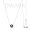 15.7 mm, Tahitian Pearl, Full Drilled Pearl with Hole Lid with Cable Chain Necklace