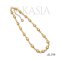 Approx. 8.9-10.2 mm, Gold South Sea Pearl, Station Pearl & Chain Necklace