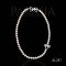 Approx. 7.5 mm up, Akoya Pearl, Double Bow Pearl Necklace