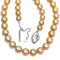 Approx. 8.1 - 10.4 mm, Amami Oshima Gold South Sea Pearl, Strand Pearl