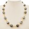 Approx. 11.95 - 14.35 mm, Tahitian Pearl, Station Pearls Necklace