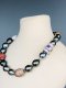 Approx. 12.47 - 14.42 mm, Tahitian Pearl, "2024 Reminder Collection - Friendship" Station Pearl Necklace