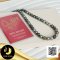 (GIT) สร้อยคอไข่มุกล้วนไล่ระดับ (Graduated Necklace) ไข่มุกตาฮิติน้ำเค็มคัดเกรด สีมัลติคัลเลอร์ (Fancy Color) ทรงกลม ขนาด 8.03 -10.96 mm เกรด AA ความยาวไม่รวมตะขอประมาณ 15.5"