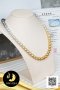 สร้อยคอไข่มุกล้วนไล่ระดับ (SHIKISAI Uniform Necklace)  ความยาว 24" (ไม่รวมตะขอ) ไข่มุก South Sea และตาฮิติน้ำเค็มคัดเกรด จำนวน 56 เม็ด นำเข้าจากประเทศญี่ปุ่น ไล่ระดับสี (Gradation) ดำ ถึง Dark Golden ไข่มุกทรงเกือบกลม - กลม ขนาด 10.5-10.9 mm