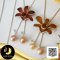 (สินค้าตก QC เปิดขายเฉพาะใน Live เท่านั้น) สร้อยคอ กล้วยไม้ Collection Flora ห้อยไข่มุกทวินคละสี ไข่มุกน้ำจืด คละสี คละทรง คละขนาด คละเกรด ตัวเรือน สร้อยคอลายกระดูกงู Stopper ดอกกล้วยไม้เรซิ่น ตัวเรือนสร้อย Alloy  ความยาวประมาณ 35" / 11.8.64
