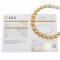 (GIA) 12.10 mm to 13.95 x 13.82 mm, South Sea Pearl , Uniform Pearl Necklace
