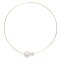 10.51-15.73 mm, White South Sea Pearl, Duo Pearl Choker Necklace