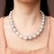 12.5 x 10.82 mm to 16.10 x 15.96 mm South Sea Pearl Graduated Necklace