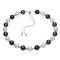 (GIA) 14.13 mm to 14.84 x 14.68 mm, South Sea and Tahitian Pearl, Station Necklace