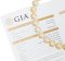 (GIA) 15.04 mm to 16.39 x 16.00 mm Gold South Sea Pearl Graduated Necklace