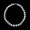 12.53 - 15.62  mm, White South Sea Pearl, Graduated Pearl Necklace