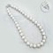 12.05 - 13.86 mm, White South Sea Pearl, Graduated Pearl Necklace