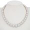 Approx. 10.5 - 14.8 mm, White South Sea Pearl, Graduated Pearl Necklace