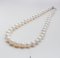 Approx. 8.82 - 13.26 mm, White South Sea Pearl, Graduated Pearl Necklace