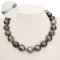 Approx. 15.0 - 16.8 mm, Tahitian Pearl, Graduated Pearl Necklace