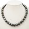 11.97-13.73 mm, Tahitian Pearl, Graduated Pearl Necklace