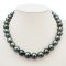 12.07 - 14.33 mm, Tahitian Pearl, Graduated Pearl Necklace