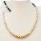 7.29-9.62 mm, Akoya South Sea and Tahtian Pearl, Shikisia Omni (Gradient Color) Pearl Necklace