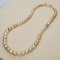 Approx. 7.1 - 9.9 mm, Gold South Sea Pearl, Graduated Pearl Necklace