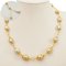 Approx. 9.0-12.0 mm, Gold South Sea Pearl, Station Pearl and Chain Necklace