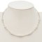 Approx. 3 - 5 mm, Akoya Pearl, Alternating Sizes Station Necklace